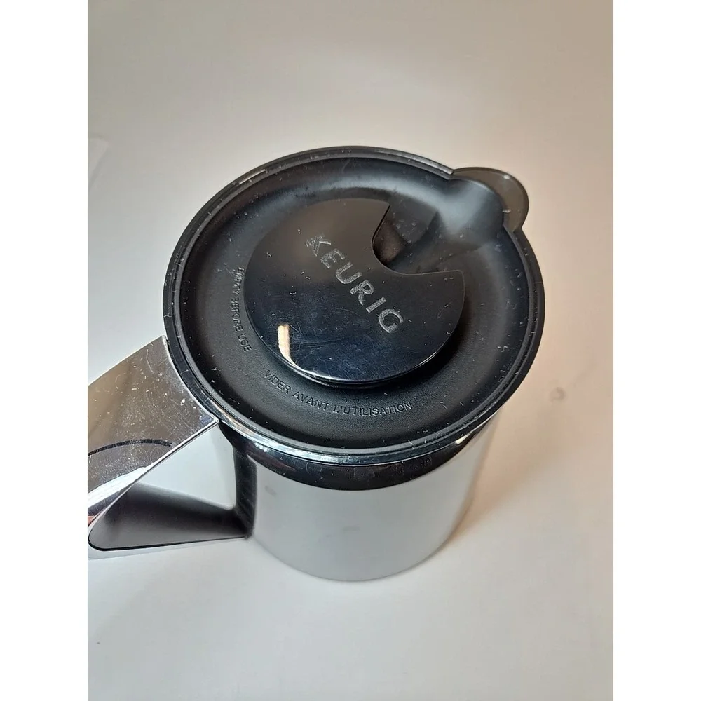 KEURIG 2.0 K-Carafe Thermal Coffee Pot Black With Silver‎ Handle 4 Cup/ 32 OZ